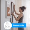 Grevosea 12 Pcs Wall Plate Hangers, Adhesive Picture Hangers Frame