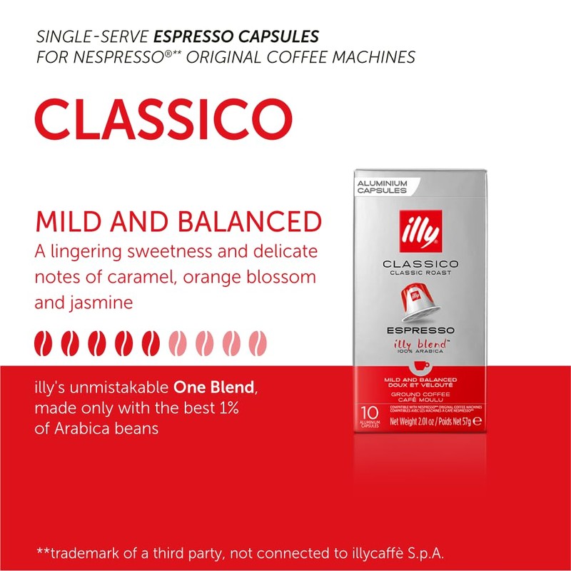 Illy Espresso Compatible Capsules - Single-Serve Coffee Capsules & Pods