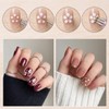 8 Pack 5 Petal Flower Nail Dotting Pen 1.8mm Fine