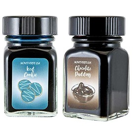Monteverde 60ml Sweet Life Fountain Pen Ink Bottle (30ml Iced Cookie Ink Bottle G309CK, 30ml Chocolate Pudding Ink Bottle G309CO)