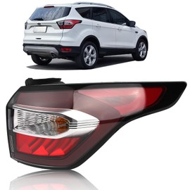 Ussbaye Tail Light Compatible with 2017 2018 2019 Ford Escape S,SE,SEL,Titanium, Rear Taillights with Bulb and Harness, Right Passenger Side Tail lamp Assembly OE: GJ5Z13404C