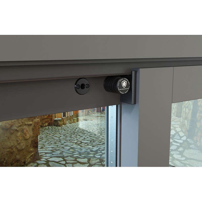 MagnetolockV2.0REMACH.Safety lock for windows and sliding doors.Locking with closed and