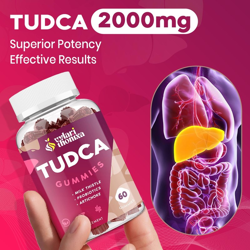 Vylarithonixa Premium TUDCA Gummy Supplement - 2000mg High-Potency Liver Support,