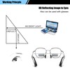 BywoBywo New Upgraded Lazy Glasses for Lying Down Bed Reading
