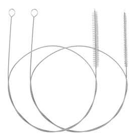 Imaictuu 2PCS Tube Cleaner Brush 39 Inches Extra Long Straw Cleaner Brush with Soft Nylon Bristle for Cleaning Straw, Kegerator, Feeding Tube, Line, and Pump