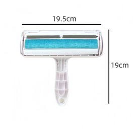 URCHUZE Elektrostatischer Tierhaar-Entferner, 19,5 x 19 cm, Handfreie Reinigung für Möbel und Textilien, Weiß