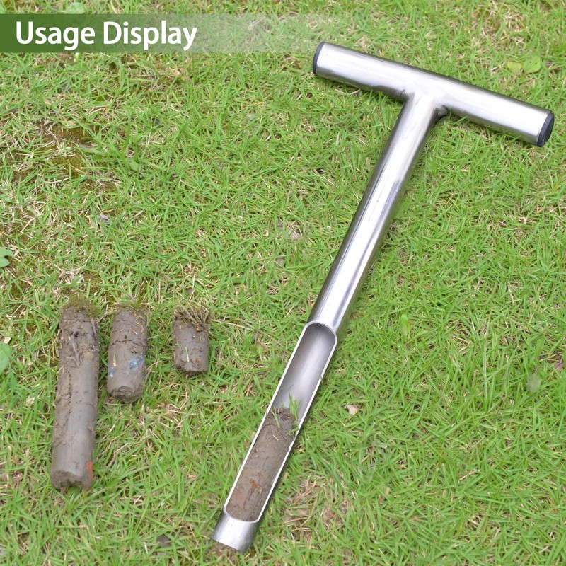 Soil Probe 12 Inch with 2 Bags, Soil Sample Probe