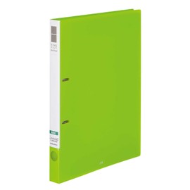 Kokuyo Fu-URFK420YG File Ring File, Slim Style, Antibacterial, A4, 180 Sheets, Yellow-Green