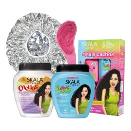 Kit Skala maiscachos Mascarilla  Shampoo  Acond  Gel                                                                                                  