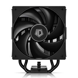 ID-COOLING FROZN A410 DK CPU Cooler, All-black Layout Single Tower with 2x120mm FDB Fans in a Push-pull Configuration, Noninterference with RAM, Compatible with Intel and AMD latest Sockets