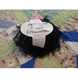 Trendsetter Yarns Crisantemo Fun yarn, black with accent colors 50g 55 yds/skein supplier_msynergy07