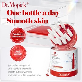 Suero Facial Reafirmante Y Antienvejecimiento Dr.Mopick Anti-Wrinkle Essence Con Colágeno Y Ácido Hialurónico Para Una Piel Suave.