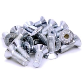 M6 (6mm x 16mm) Hex Socket Countersunk Machine Screw (Bolt) - Stainless Steel (A2) (Pack of 20)
