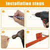 1 Pack Backpack Leaf Blower Hanger with Hose Holder, Heavy-Duty