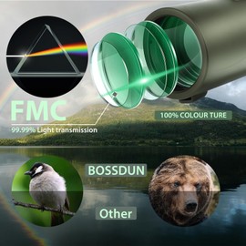 Monocular Telescope 10-30x 50 High Powered Monoculars Larger Vision with Smartphone Adapter Tripod with Compact Monocular Suitable for Bird Watching Hunting Hiking Camping Wildlife Green