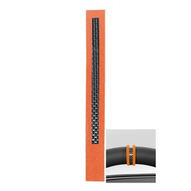 Starwick Universal Steering Wheel Cover Alcantara Fabric (Orange)