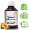 Organic Apricot Kernel Oil Cold Pressed Moisturising for Face, Body