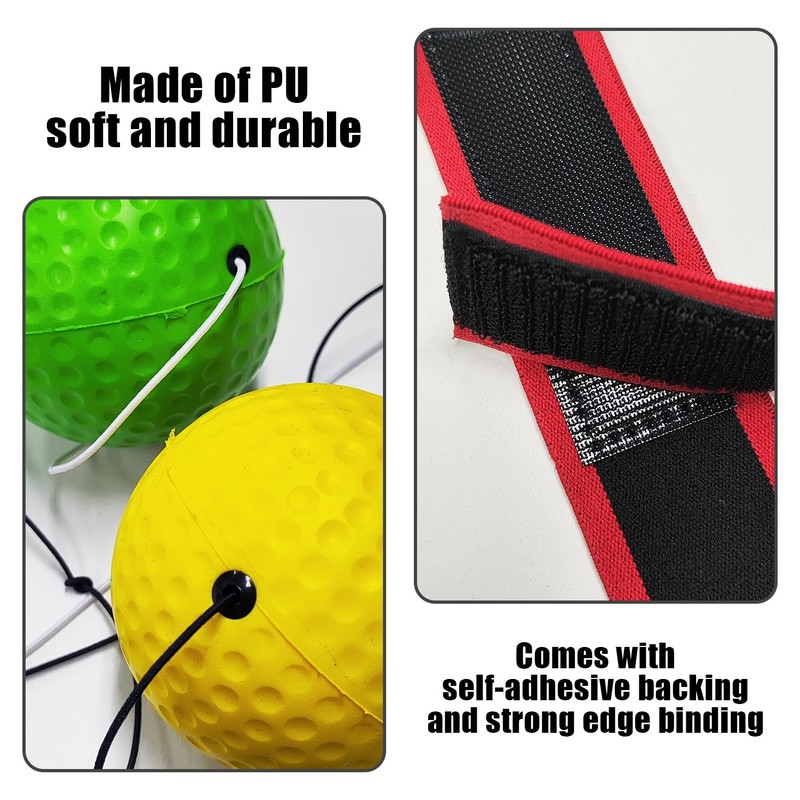 NyxSeat 1 Piece Boxing Training Ball, Boxing Reflex Ball, Boxing
