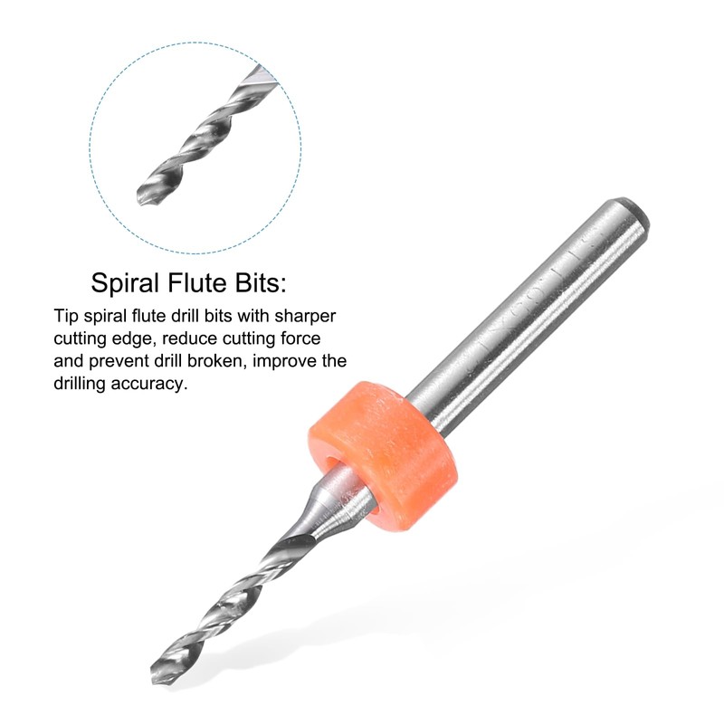 sourcing map PCB Drill Bits 1.65mm Tungsten Carbide Rotary Tool