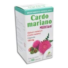 Cardo Mariano Puro Miltlan 60 Cápsulas 120mg 100% Natural Sabor Sin Sabor