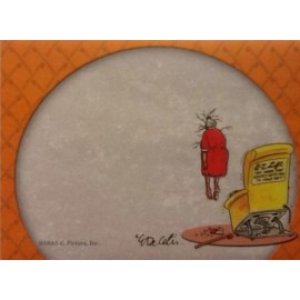 Pictura LOT OF 3 HUMOROUS TECH FAIL STICKY NOTE PADS Funny Old Lady Decetis 120 Sheets