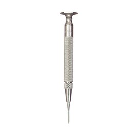 Starrett 555AA Stainless Steel Jewelers Complete Screwdriver, .025" Head, 33/4" Length, 7/8" Blade Length