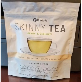It Works Skinny Tea Detox & Debloat Dietary Supplement New Sealed Bag 15 Packets