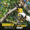 Mini Chainsaw Cordless 6 Inch, 32FT/S Fast Powerful Cutting, Brushless