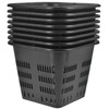 GANAZONO 8Pcs 4.33 Inch Hydroponic Net Pots Square Mesh Planting