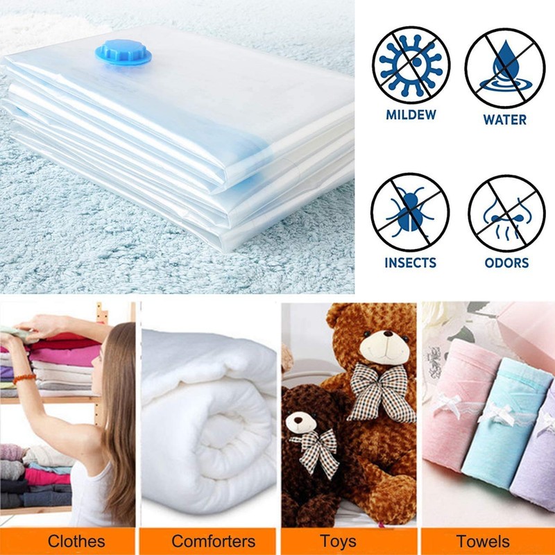 Boyeb Bolsas de almacenamiento al vacío, 8 Pack Bolsas de