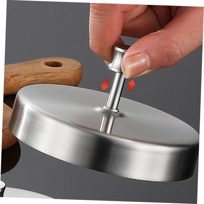 Sosoport Stainless Steel Burger Press Mold Round Patty Maker for
