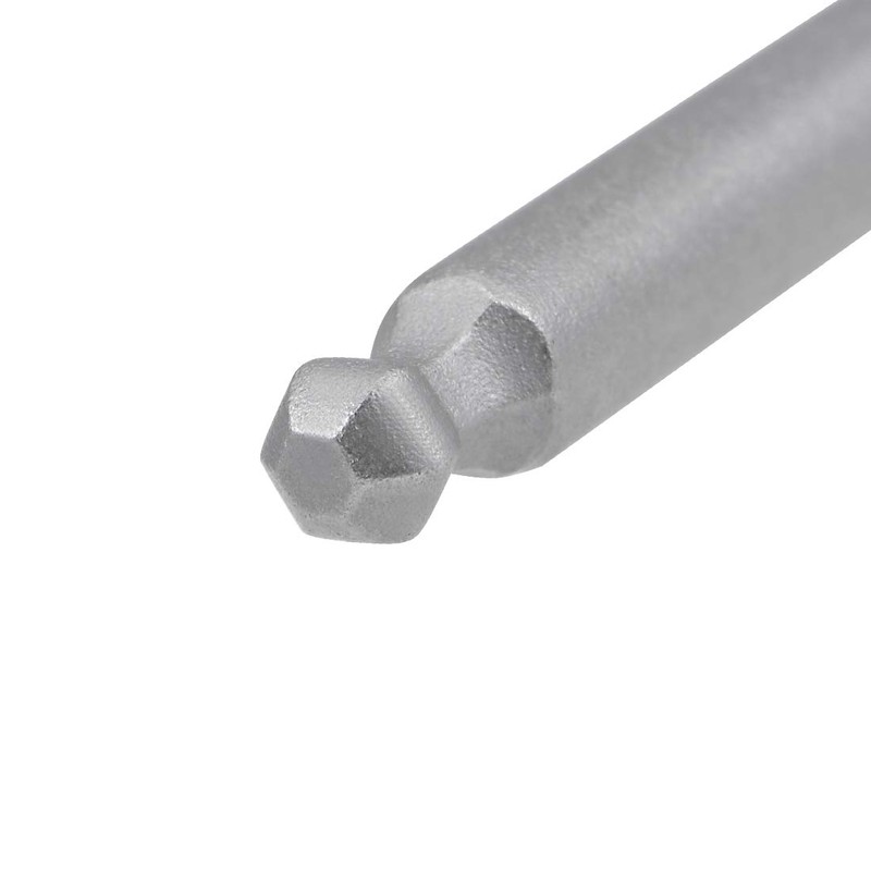 uxcell 2 Pcs H4 (4mm) Ball End Screwdriver Bits, S2