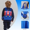 MAJEQZGY Super Bro Children's School Backpack for Children 12 Inch