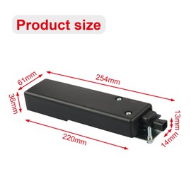 1 Pcs Tailgate Actuator, Lock Latch Actuator, Car Rear Tailgate Door Lock Latch Actuator, Tailgate Actuator for Land Rover Discovery 4 FUG500010 Compatible with 2005-2016 Land Rover LR3 LR4