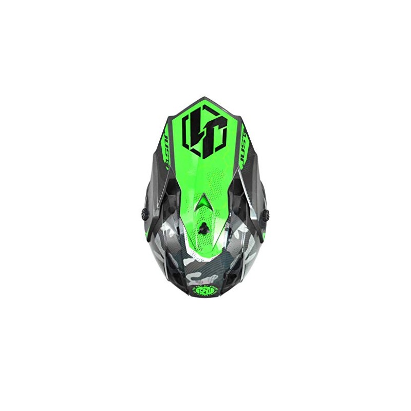 JUST1 J32 Youth MX Off-Road Motocross Motorcycle Helmet (Camo Fluo
