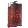 SPORTGIFTZ - Buffalo Leather Hip Flask | 8oz Capacity |