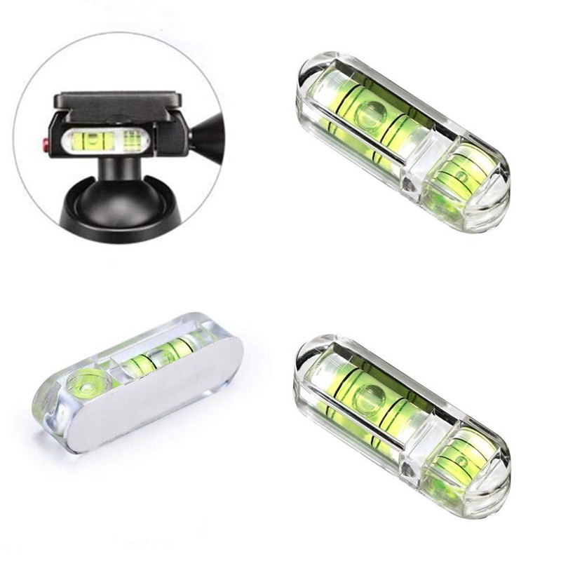 2Pcs/Set Mini Bubble Level 30x9x7mm Use for RV Tripod Camera