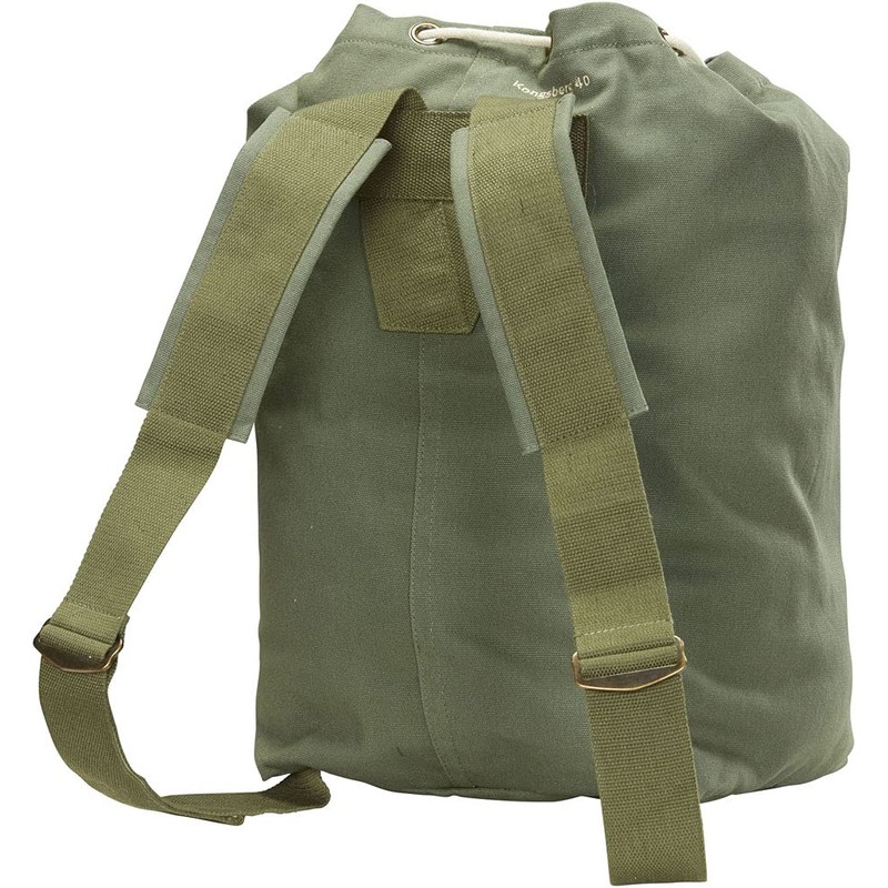 Nordisk Kongsberg 40 Duffel Olive - Versatile Robust Canvas Backpack,