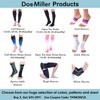 Doc Miller Open Toe Compression Socks 1 Pair 15-20 mmHg