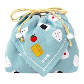 Hamamonyo Lunch Box Drawstring Rice Ball