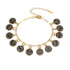 Atiyaer Zodiac Charm Bracelet with Astrological Signs Hand Made Stainless