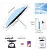 Mini Travel Folding Hook-shaped Handle Umbrella Small Portable UV 99.9%