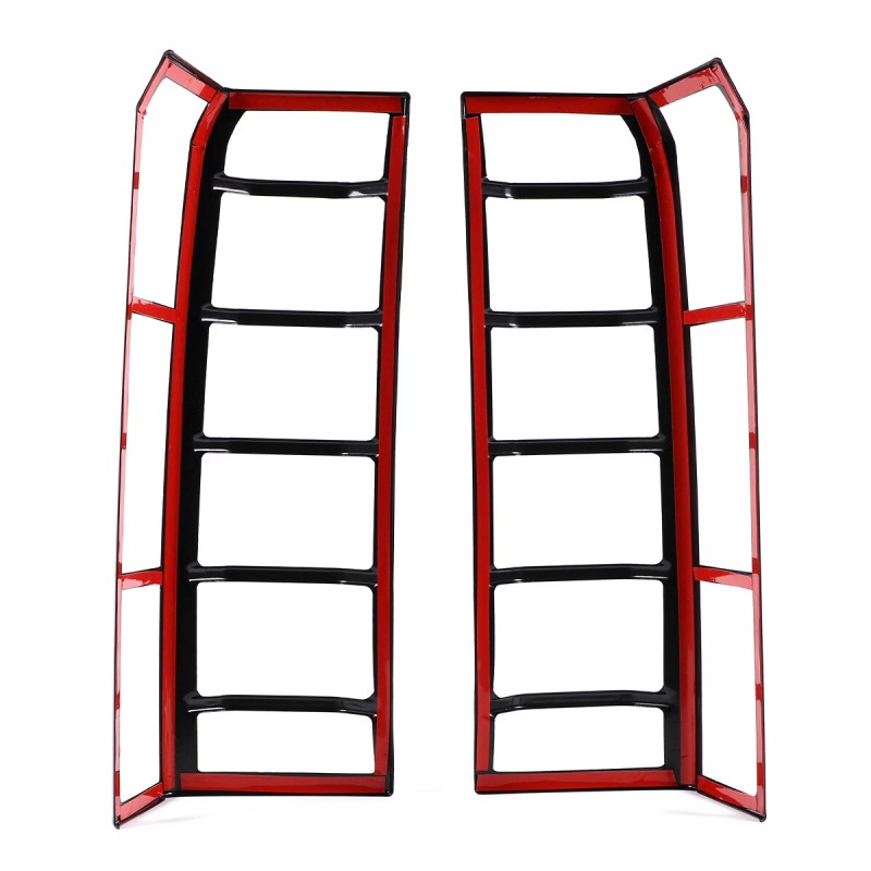 cartiangous Carbon Steel Tail Light Lamp Grille Protective Cover Fit