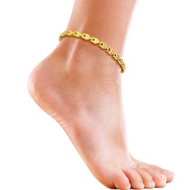 JEROOT Titanium Magnetic Bracelet Black Men's Magnetic Bracelets, Titanium