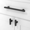 Asimerdeco 10 Pack Matte Black Cabinet Knobs Single Hole Cabinet