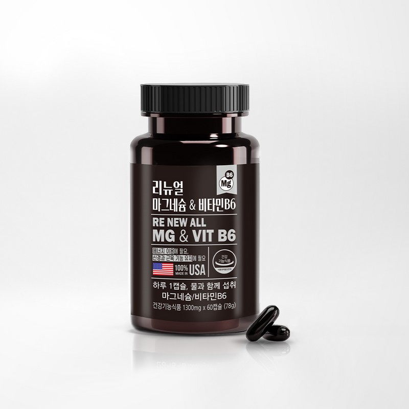 Renewal Magnesium Vitamin B6 MGVITB6 60 tablets 1 unit 60