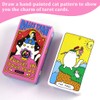 HQRKOTM 78pcs Cat Tarot Unique Tarot Cards for Tarot Enthusiasts