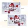Abucaky Cute Snowman Winter Welcome Flag 3x5 Ft Christmas Winter
