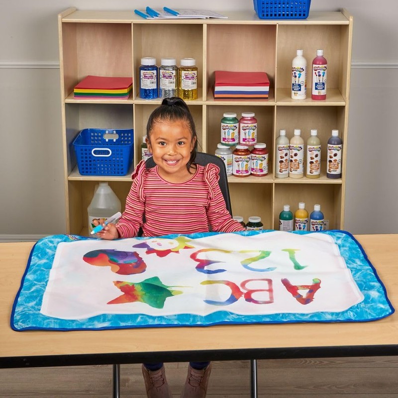 Colorations Extra Large Water Doodle Mat with 6 Pens