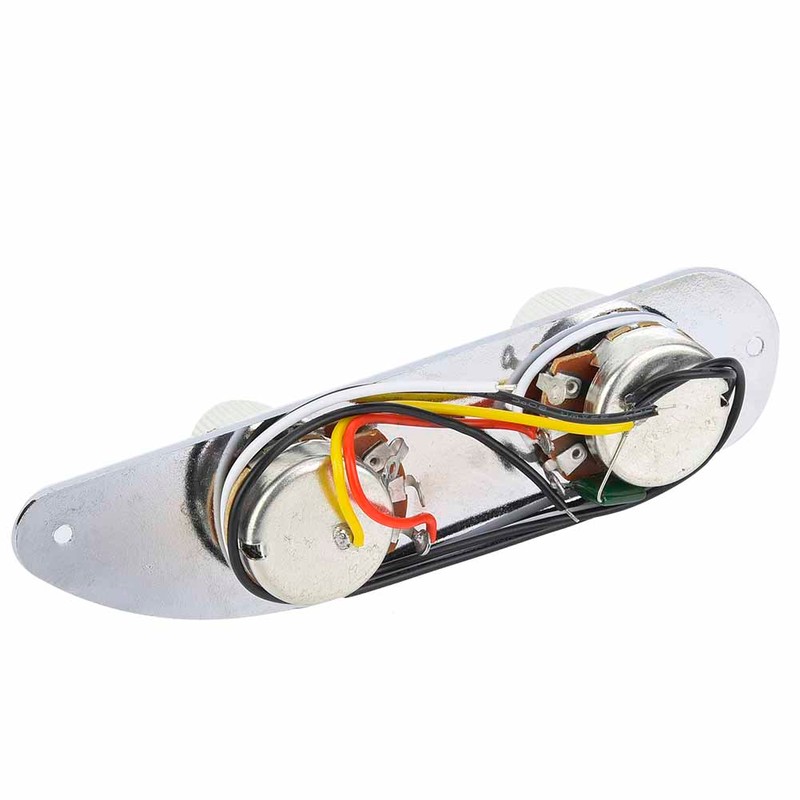 Electric Bass Control Plate with Knobs for Fender 51 P